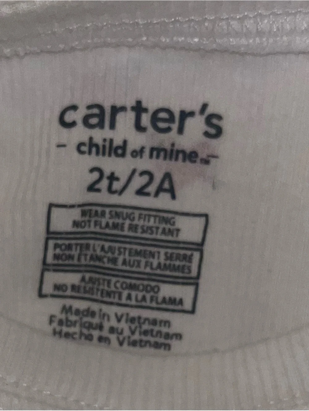 Carter's White Long-Sleeve Pajama Set with Red Heart Print